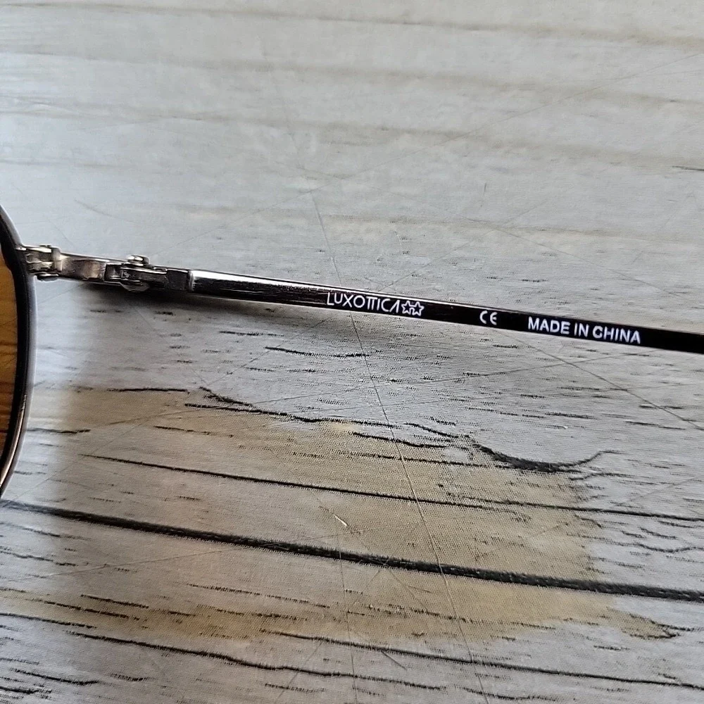 Luxottica Memorize Eyeglasses Frames Only‎ 6505 3004 Aviator Gunmetal 57-18 145